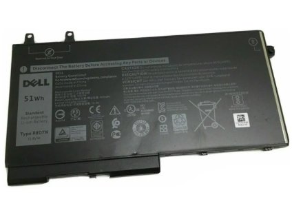 3-článková 51 Wh Li-Ion batéria DELL pre Latitude 5400/5401/5500/5511, Precision 3540/3541/3550, Inspiron 7506/7591