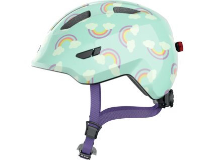 Abus Smiley 3.0 LED blue rainbow veľkosť M (50-55) / detská prilba