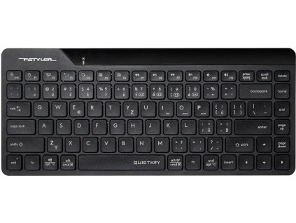 A4tech FStyler FBK22 AS, bezdrôtová klávesnica s duálnym režimom Bluetooth+2.4G, CZ, čierna