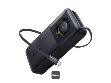 powerbanka baseus free2pull 20000mah 65w s kabelem usb c cerna ien549915
