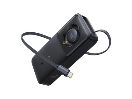 Powerbank Baseus OS Free2Pull 10000mAh, 30W, s káblom USB-C čierna