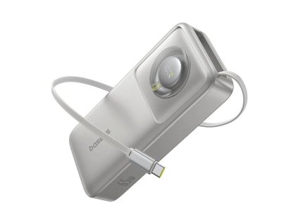 Powerbanka Baseus OS Free2Pull 10000mAh, 30W, s káblom USB-C sivá