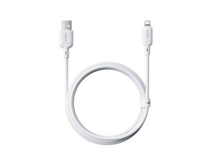 kabel baseus silky usb lightning 1m 2 4a bily ien550091