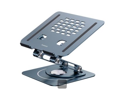 Skladací a otočný stojan Baseus pre notebooky a tablety sivý