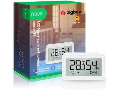 nous e6 zigbee tuya detektor teploty a vlhkosti ien550428