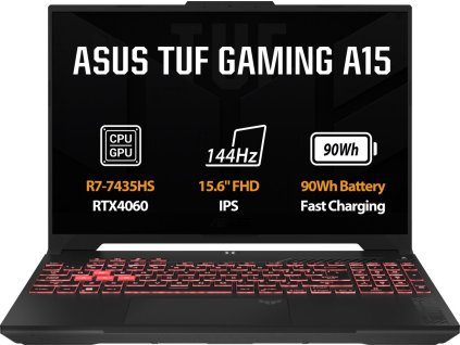ASUS TUF Gaming A15 FA507NVR-LP004 Mecha Gray metalická