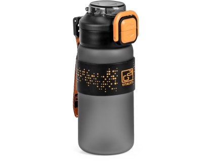 G21 Fľaša na pitie 600 ml 2v1, sivá mrazená