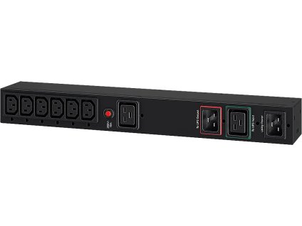 CyberPower Manuálny obtokový spínač PDU, 16A, (6)C13, (1)C19, (1) IEC-C20, (1) IEC-C19, (2) IEC-C20
