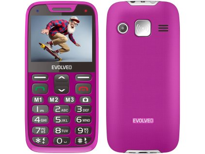 EVOLVEO EasyPhone XR ružový
