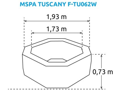 Marimex Whirlpool MSPA Tuscany F-TU062W (11400279)