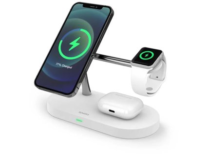 Spello 3v1 Spello 3v1 Magnetický nabíjací stojan (Magsafe) - biely