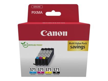 canon cli 571 c m y bk multi pack originalni ien553928