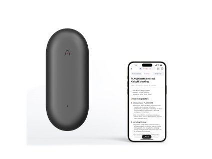 PLAUD Note Pin Grey - AI hlasový záznamník (2025)