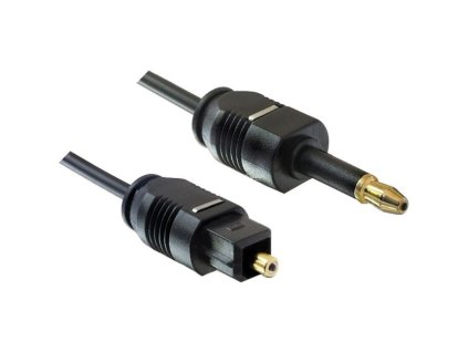 Kábel PremiumCord 3,5 mm mini Toslink s dĺžkou 2 m