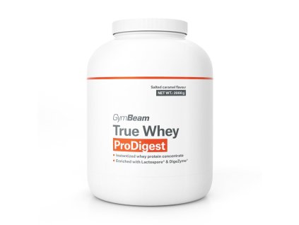 GymBeam True Whey ProDigest 2 kg - slaný karamel
