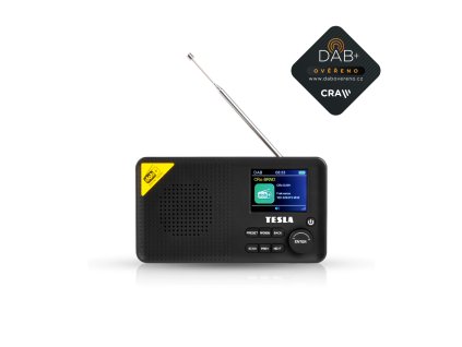 TESLA Sound DAB65 - rádio s certifikáciou DAB+