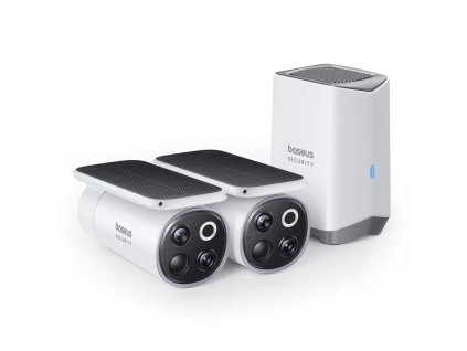 Vonkajšia kamera Baseus Security S1 Pro 3K (sada 2ks+centrálna stanica) biela
