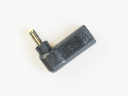 NANO redukcia USB-C -->2,5x5,5 (90°) pre NTUN-100PD-CUV