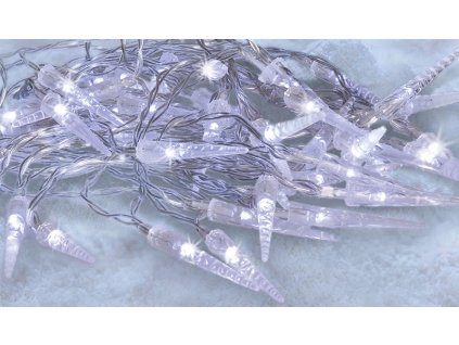 Solight LED vonkajšie rampúchy, 50LED, časovač, 8 funkcií, IP44, 3xAA batéria