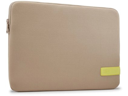 Puzdro na notebook Case Logic Reflect 14" REFPC114 - Plaza Taupe/Sunny Lime
