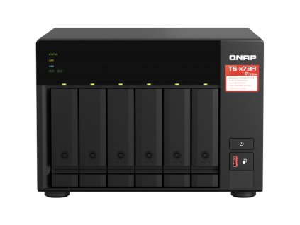 QNAP TS-673A-8G (Ryzen 2,2 GHz / 8 GB RAM / 6x SATA / 2x slot M.2 NVMe / 2x 2,5 GbE / 2x PCIe / 4x USB)