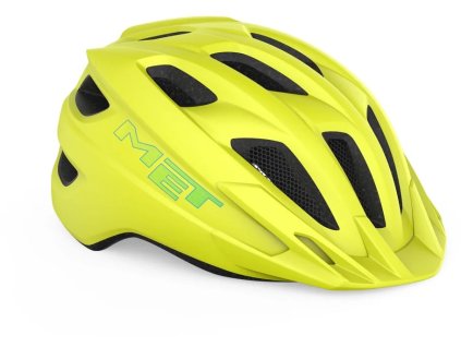 Cyklistická prilba MET CRACKERJACK limetková - 52/57
