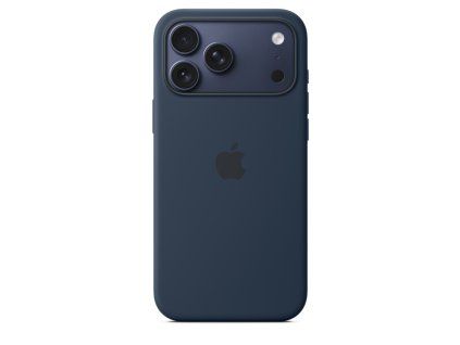 apple iphone 17 pro max silicone case with magsafe midnight ien563252