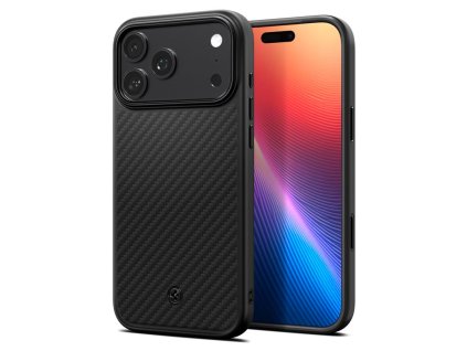 Spigen Enzo Aramid T, čierna - iPhone 17 Pro Max