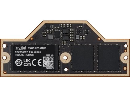 LPCAMM2 CRUCIAL LPDDR5X, 64GB, 3750MHz, 1,05V (CT64G75C2LP5X)