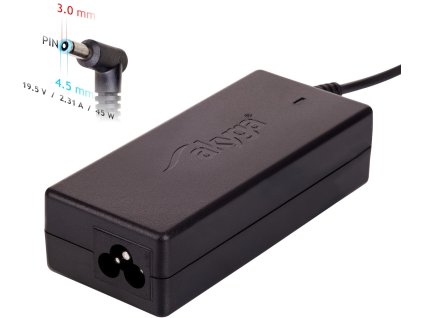 Nabíjačka pre notebooky Akyga 19,5 V / 2,31 A 45 W 4,5 x 3,0 mm + pin