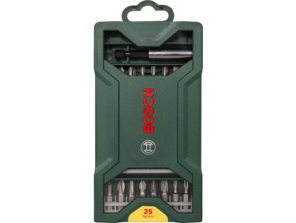 25-dielna sada skrutkovacích bitov Bosch Mini-X-Line (2.607.019.676)