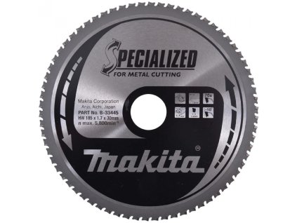 Makita pílový list oceľový SPECIALIZED 185x1,7x30mm 70Z (B-33445)