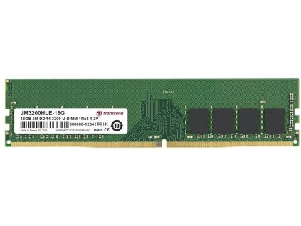 Transcend JetRam 16GB DDR4 3200MHz CL22 JM3200HLE-16G