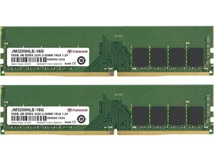 Transcend JetRam 32GB (2x16GB) DDR4 3200MHz CL22 JM3200HLE-32GK