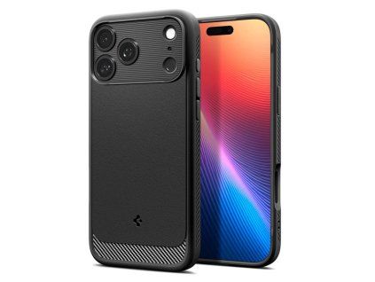 spigen rugged armor magsafe matte black iphone 17 pro ien559251