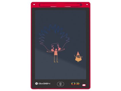 Kresliaca tabuľa GoGEN DECKO TABULKA, červená