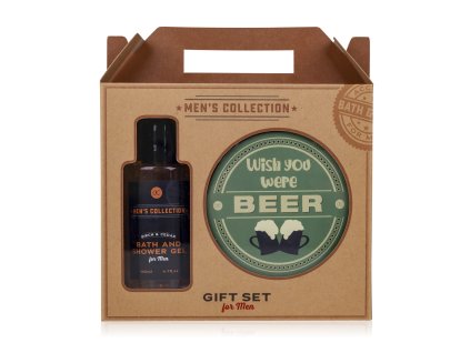 ACCENTRA SET kúpeľ MEN'S COLLECTION vrátane 2 pivných táckov