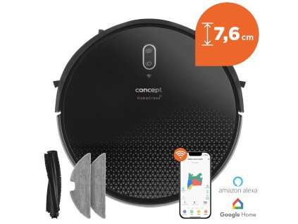 Robotický vysávač RoboCross Laser VR3300 s mopom 2v1