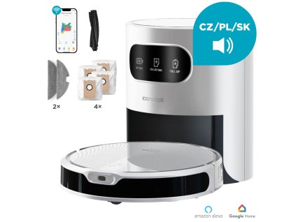 Concept VR3350 Robotický vysávač s mopom 2v1 PERFECT CLEAN Laser