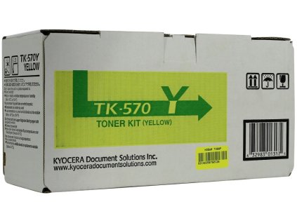 Kyocera toner TK-570Y/ FS-C5400DN/ 12 000 stran/ Žlutý