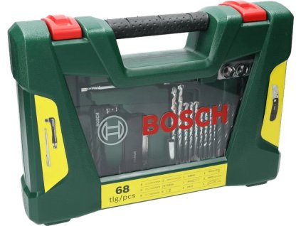 68-dielna sada vrtákov a bitov Bosch V-Line so zatváracím nožom, teleskopickým magnetom a uhlovým skrutkovačom