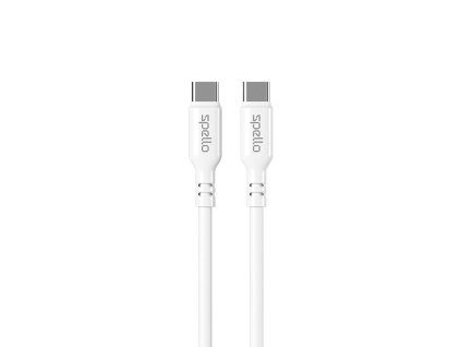 Spello USB-C to USB-C Cable 1m - bílá