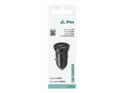 ipeax autonabijecka cl 01 2 4a 2x usb a cerna ien566745