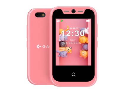 Garett Smartphone OneKid Pink - telefon pro děti, s rodičovským dohledem, růžový