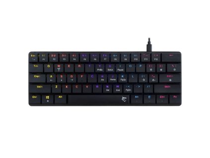 White Shark NAGAMAKI, černá (US + červené switche)