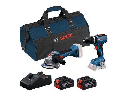 BOSCH Sada AKU nářadí GSB 18V-65 + GWS 18V-8 + 2× GBA 4,0 Ah + GAL 18V-40 + RAF BAG (0.615.A50.08Z)