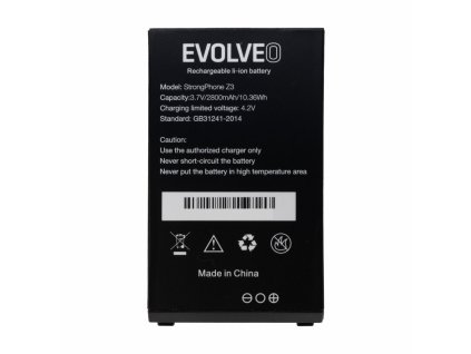 EVOLVEO orig. baterie 2800 mAh pro StrongPhone Z3