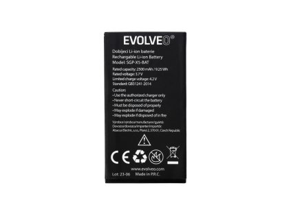 EVOLVEO orig. baterie 2500 mAh pro StrongPhone X5
