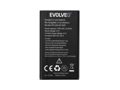EVOLVEO orig. baterie 1700 mAh pro EasyPhone XO (EP-630)
