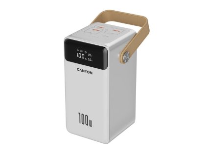 CANYON Power Bank PB-610, 60000 mAh PD 100W, white